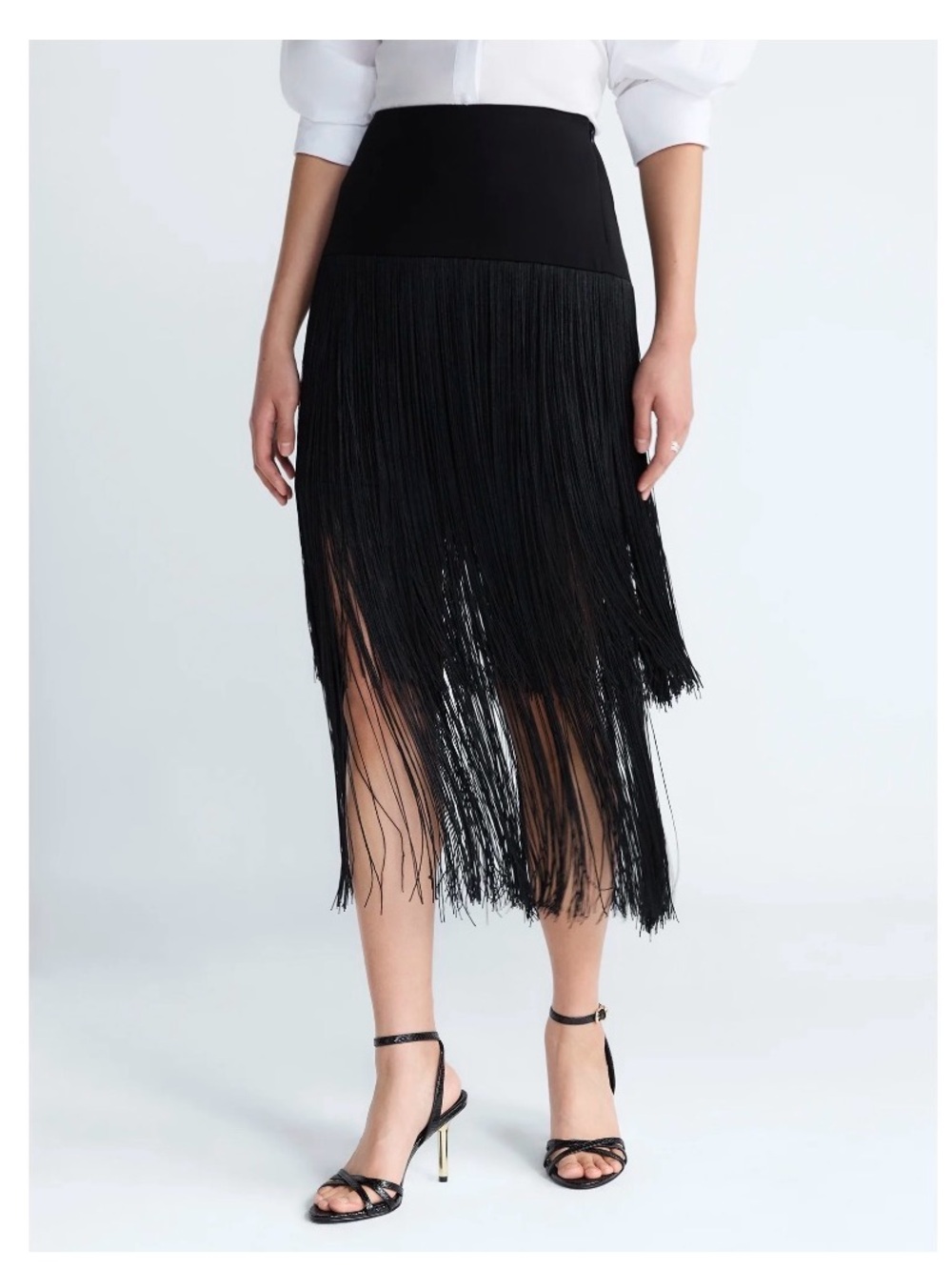 Devil Wears Prada Scoop Collection Women’s Fringe Skirt
